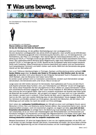 Drei Landtagswahlen eine Ratlosigkeit