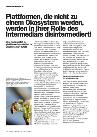 Ecosystems.