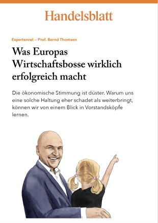 Ein Einblick in die Zukunftsfreude von europäischen Unternehmens- lenkern.